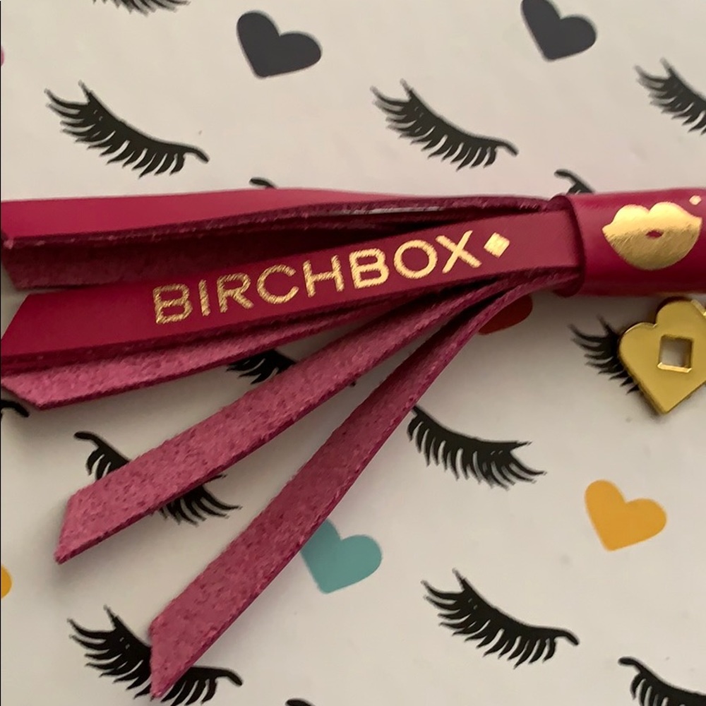Birchbox keychain NWOT